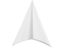 Creativ Company Papierservietten 40 cm x 40 cm, 20 Stück, Weiss