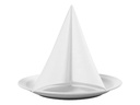 Creativ Company Papierservietten 40 cm x 40 cm, 20 Stück, Weiss