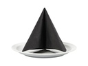 Creativ Company Papierservietten Schwarz 33 cm x 33 cm, 20 Stück, Schwarz