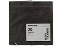 Creativ Company Papierservietten Schwarz 33 cm x 33 cm, 20 Stück, Schwarz