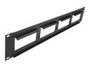 Delock Easy 45 19″ Patchpanel Ausschnitt 4 x 90.5 x 45.2 mm