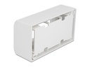 Delock Easy 45 Aufputzgehäuse 152 x 82 Weiss