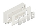 Delock Easy 45 Aufputzgehäuse 152 x 82 Weiss