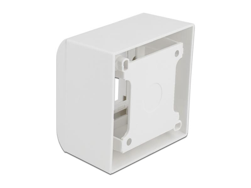 Delock Easy 45 Aufputzgehäuse 82 x 82 mm Weiss