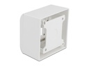 Delock Easy 45 Aufputzgehäuse 82 x 82 mm Weiss