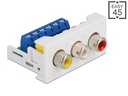 Delock Easy 45 Modul 22.5 x 45 mm Spezial - Cinch