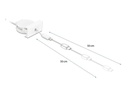 Delock Easy 45 Modul USB 2.0 Ausrollkabel USB A - Lightning 0.5 m