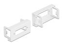 Delock Easy 45 Modulblende Rechteck-Ausschnitt 10 Stück, Weiss