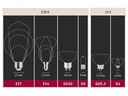 Paulmann Lampe Vintage Kolben 4 W (21 W) E27 Ringmuster