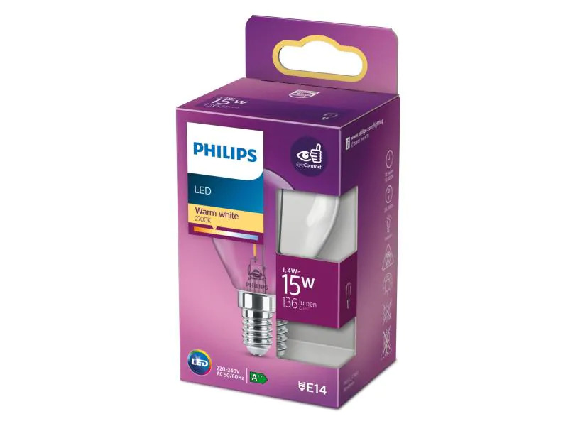 Philips Lampe 1.4 W (15 W) E14 Warmweiss