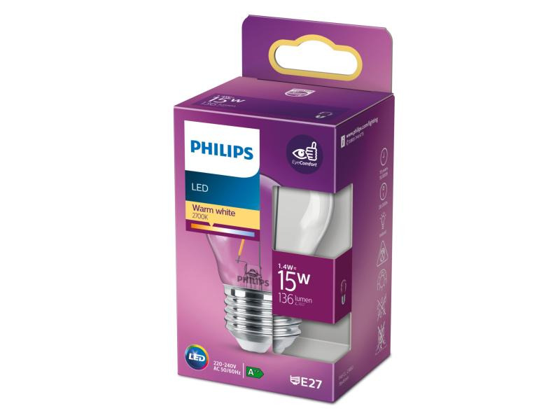 Philips Lampe 1.4 W (15 W) E27 Warmweiss