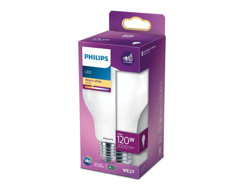 Philips Lampe 13 W  (120 W) E27 Warmweiss