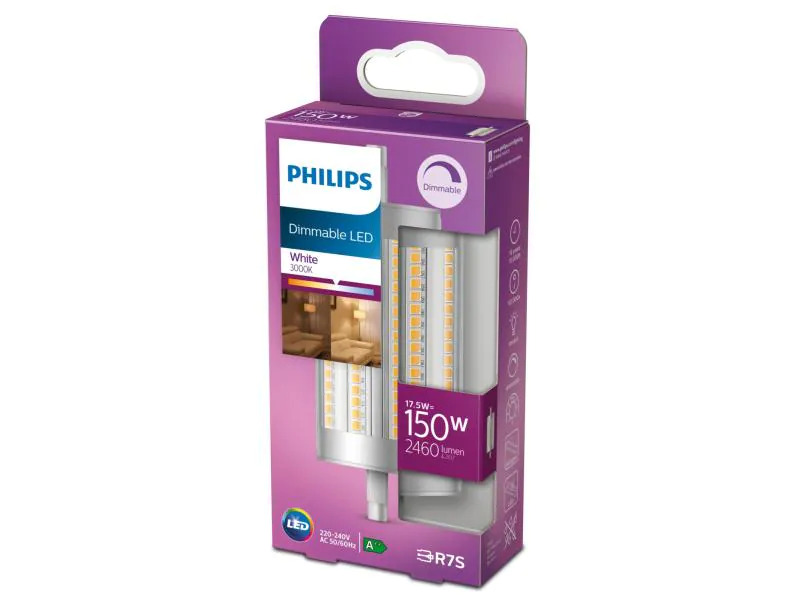 Philips Lampe 17.5 W (150 W) R7S Warmweiss/Weiss