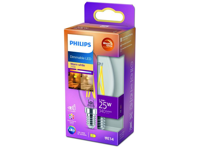 Philips Lampe 2.5 W (25 W) E14 Warmweiss