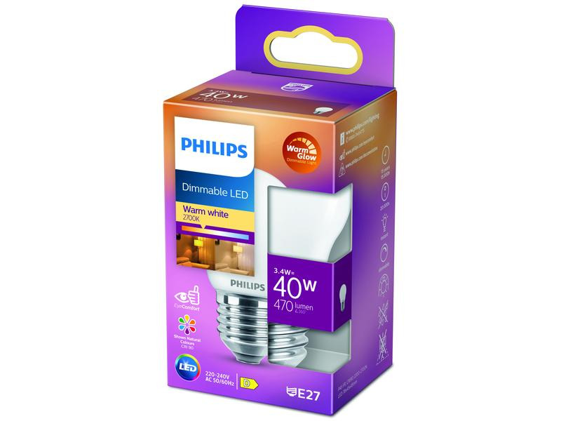 Philips Lampe 3.4 W (40 W) E27 Warmweiss