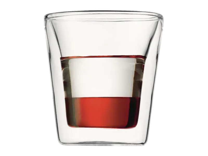 Bodum Espressoglas Canteen 1 dl, 2 Stück, Transparent
