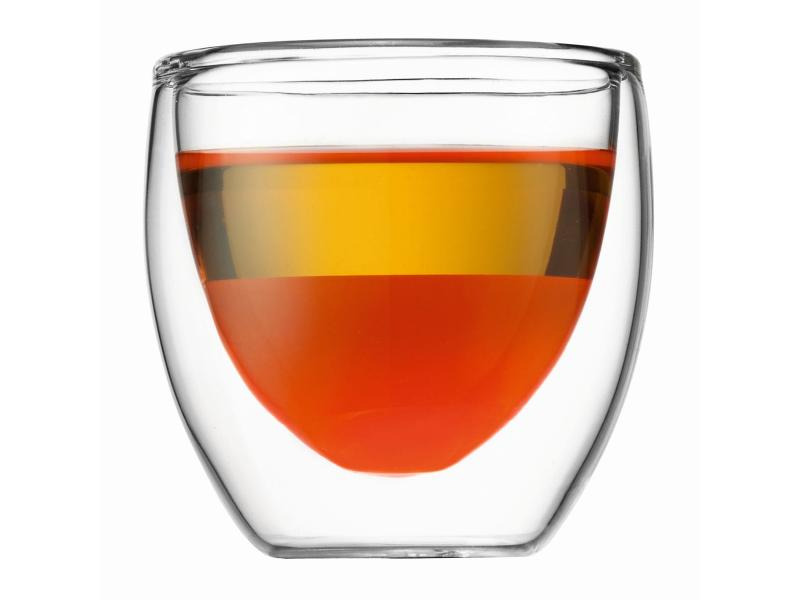 Bodum Espressoglas Pavina 0.8 dl, 6 Stück, Transparent