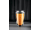 Bodum Kaffeebecher Pavina To Go 0.45 l, 2 Stück, Transparent