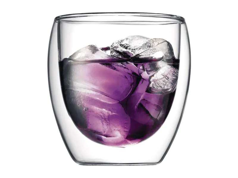 Bodum Kaffeeglas Pavina 2.5 dl, 2 Stück, Transparent