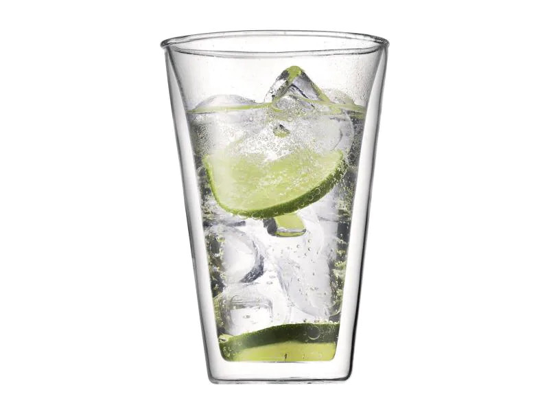 Bodum Latte Macchiato-Glas Canteen 4 dl, 2 Stück, Transparent