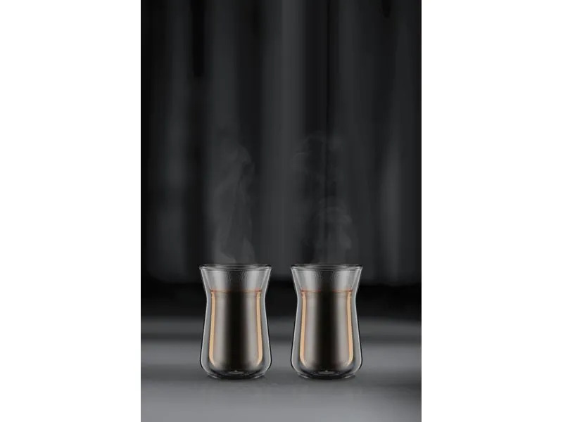 Bodum Teetasse Melior 100 ml , 2 Stück, Transparent
