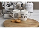 G. Wurm Kaffeetasse 2er Set, Boss, 250 ml , 2 Stück, Weiss