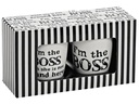 G. Wurm Kaffeetasse 2er Set, Boss, 250 ml , 2 Stück, Weiss