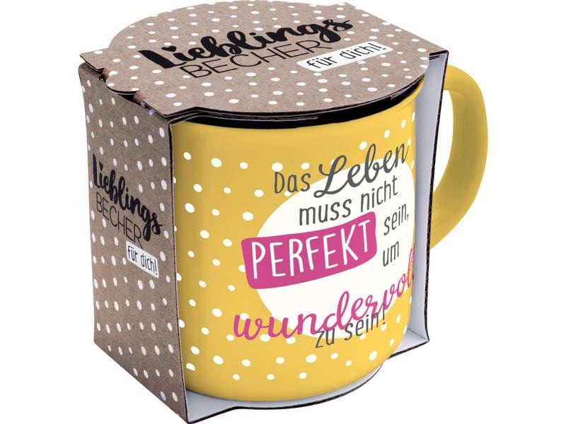 Sheepworld Kaffeebecher Das Leben 350 ml , 1 Stück
