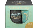 Sheepworld Kaffeetasse Anti-Stress 350 ml , 1 Stück, Schwarz