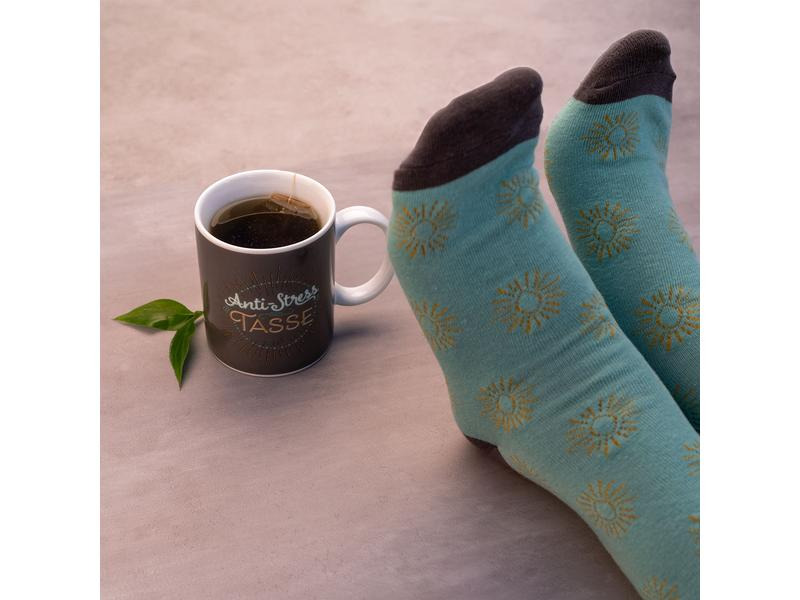 Sheepworld Kaffeetasse Anti-Stress 350 ml , 1 Stück, Schwarz
