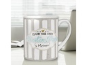 Sheepworld Kaffeetasse Besten Papa 600 ml , 1 Stück, Hellgrau/Weiss