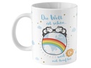 Sheepworld Kaffeetasse Die Welt ist schön 350 ml , 1 Stück