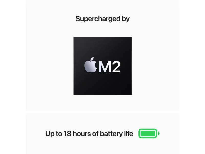 Apple MacBook Air 2022 M2 8C GPU / 256 GB / 8 GB Silber