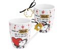 Sheepworld Kaffeetasse Jemand hat Dich lieb 300 ml , 1 Stück, Weiss