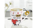 Sheepworld Kaffeetasse Jemand hat Dich lieb 300 ml , 1 Stück, Weiss