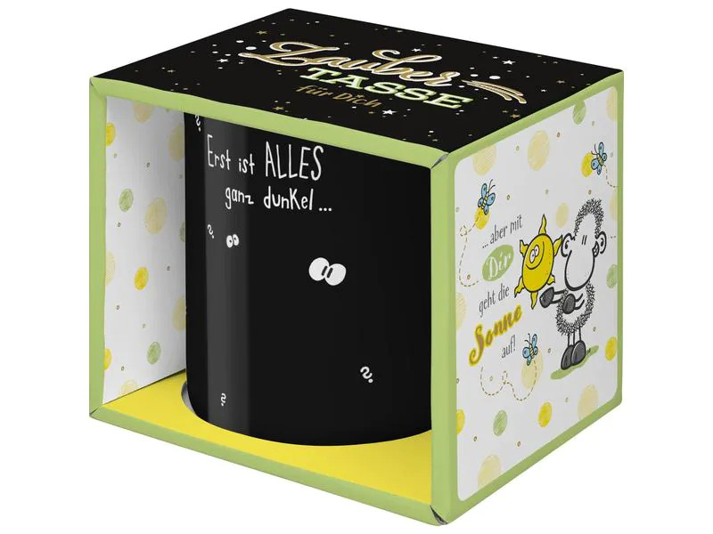 Sheepworld Kaffeetasse Mit Dir geht die Sonne auf! 350 ml , 1 Stück