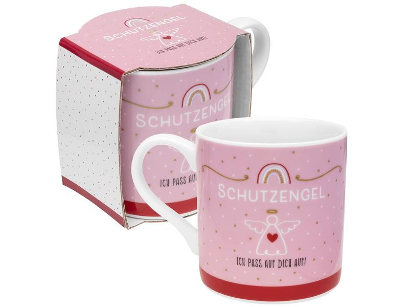 Sheepworld Kaffeetasse Schutzengel 450 ml , 1 Stück, Rosa