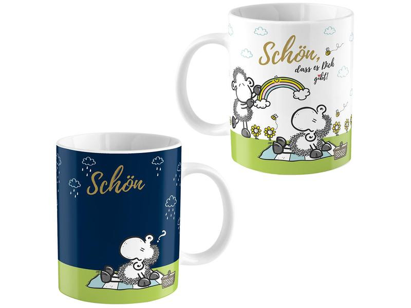 Sheepworld Kaffeetasse Schön, dass es Dich gibt! 350 ml , 1 Stück