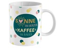 Sheepworld Kaffeetasse Sonne im Herzen 350 ml , 1 Stück