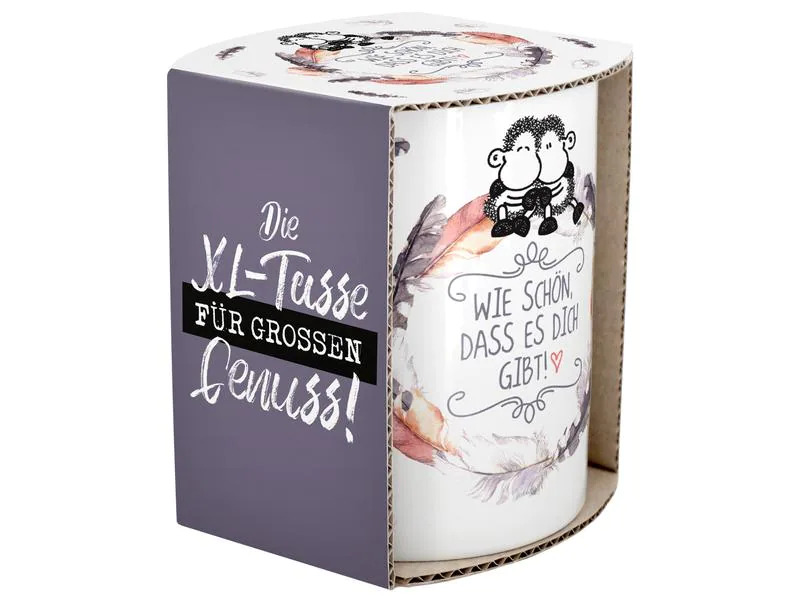 Sheepworld Kaffeetasse Wie schön, dass es Dich gibt! 600 ml , 1 Stück