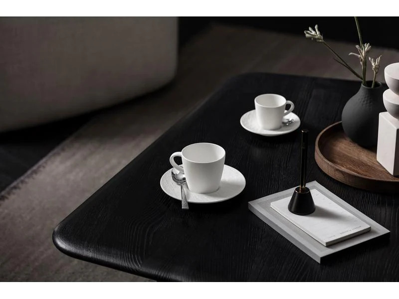 Villeroy &amp; Boch Unterteller Manufacture Rock 6 Stück, Crème