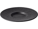 Villeroy &amp; Boch Unterteller Manufacture Rock 6 Stück, Schwarz