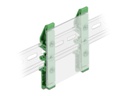 Delock Halterung 85 mm Hutschienenclip für Platine, 4 Stück