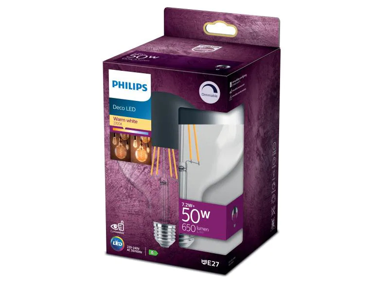 Philips Lampe 7.2 W (50 W) E27 Warmweiss