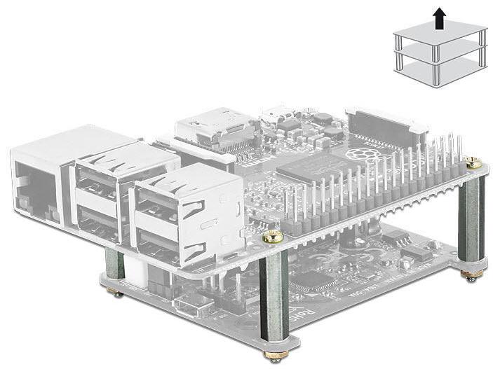 Delock Montageset 20 mm für Raspberry Pi