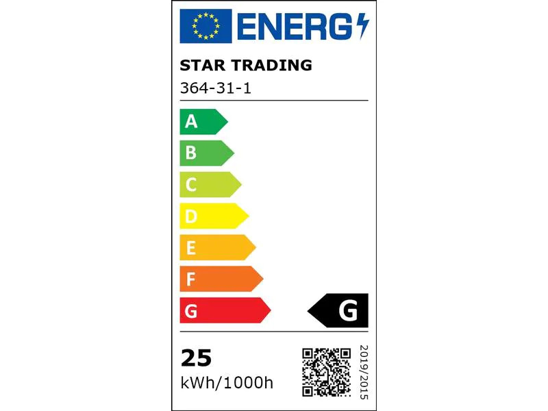 Star Trading Lampe High Lumen 25 W (104 W) E27 Warmweiss