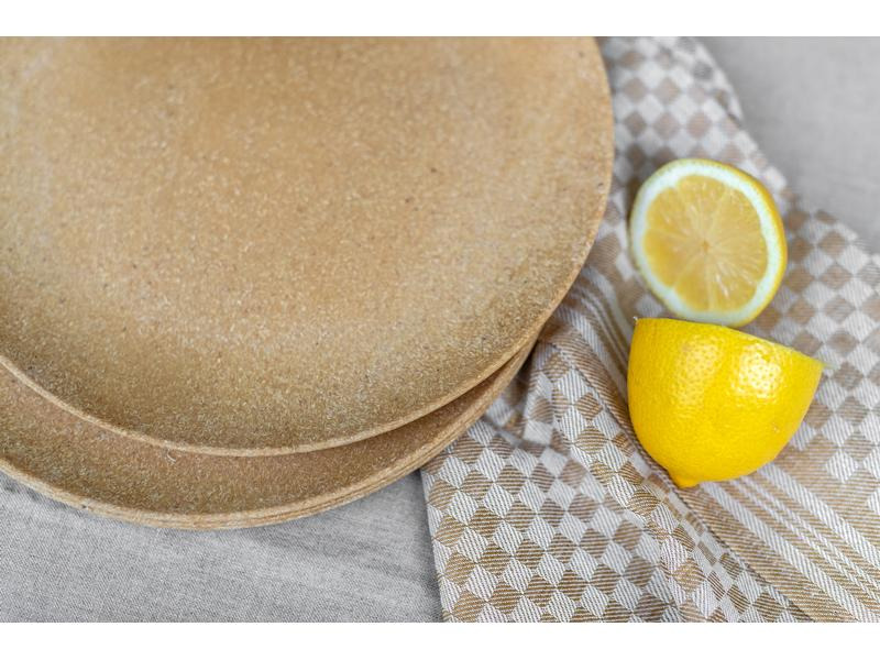Koziol Suppen- &amp; Pastateller Club 4 Stück, Beige