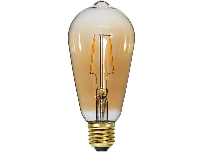 Star Trading Lampe Plain Amber 0.75 W (7 W) E27 Warmweiss