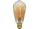 Star Trading Lampe Plain Amber 0.75 W (7 W) E27 Warmweiss