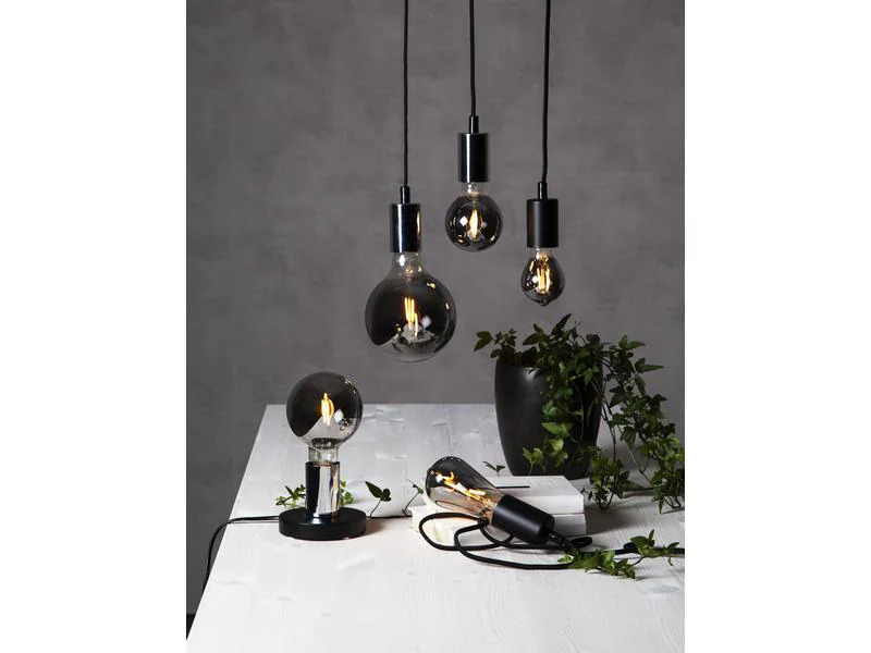 Star Trading Lampe Plain Smoke G80 1.8 W (15 W) E27 Warmweiss